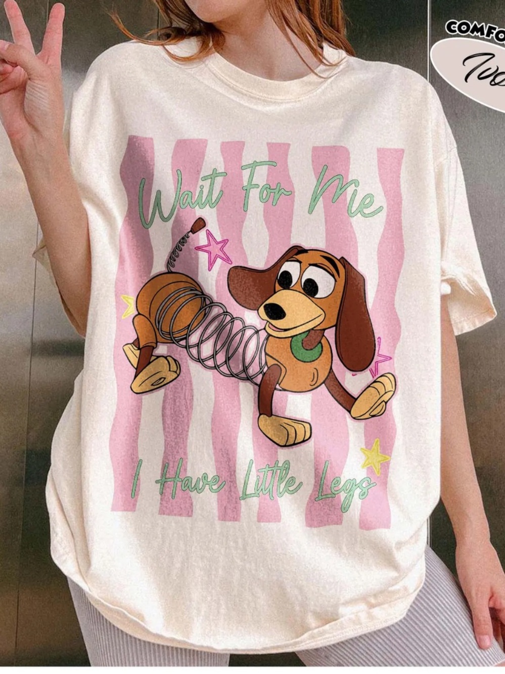 Comfort Colors Wait For Me Graphic Tee - Ivory